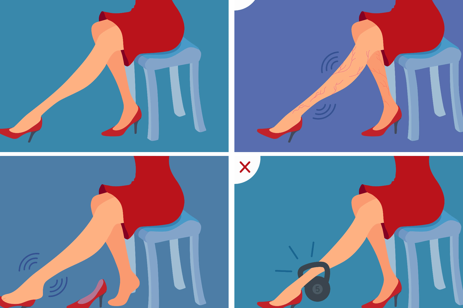 debilidad en las piernas y cansancio